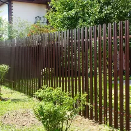 Металлический штакетник Finfold с порошковым покрытием